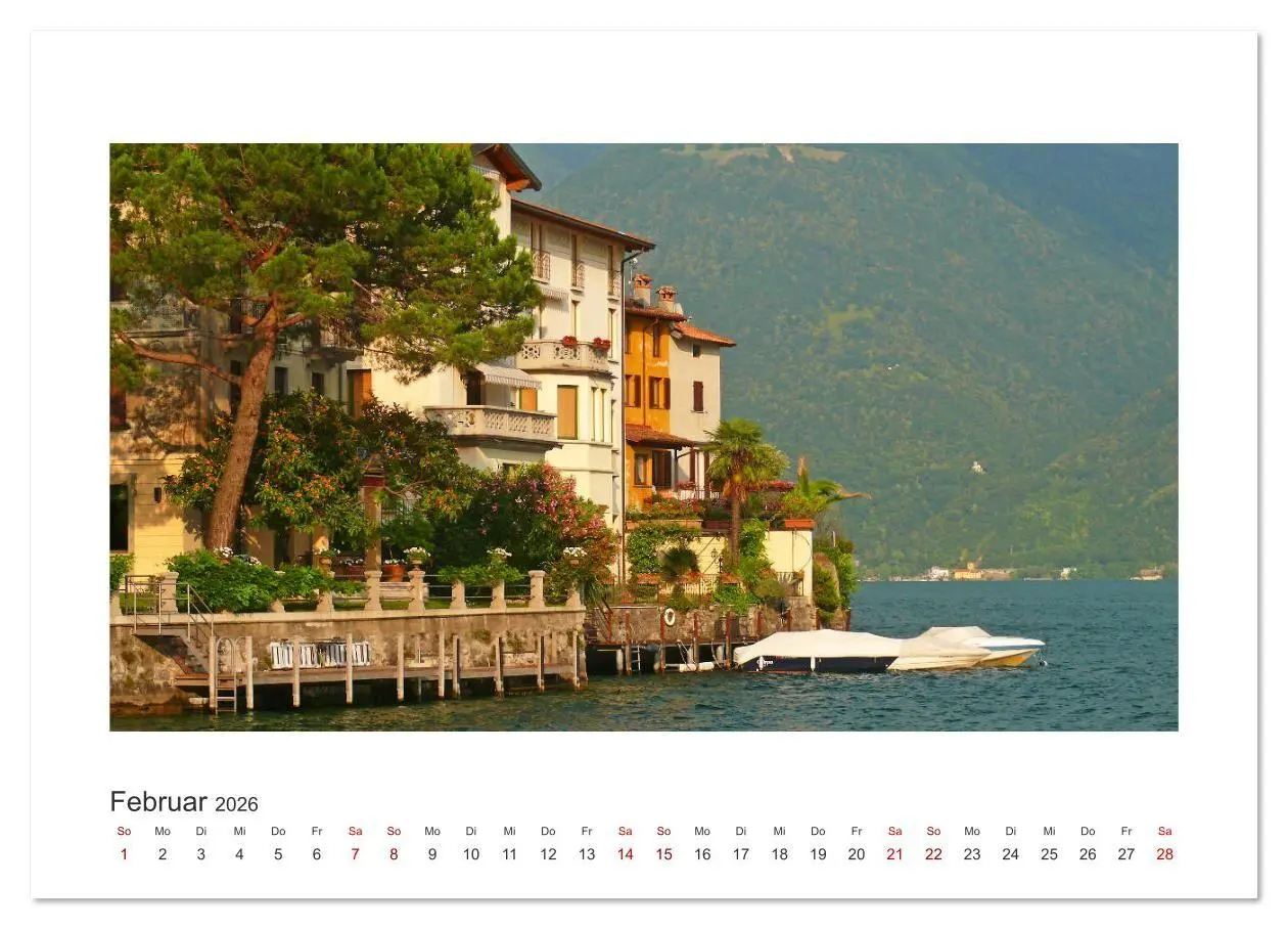 Bild: 9783457934579 | Valsolda. Malerische Dörfer am Luganer See (Wandkalender 2026 DIN...