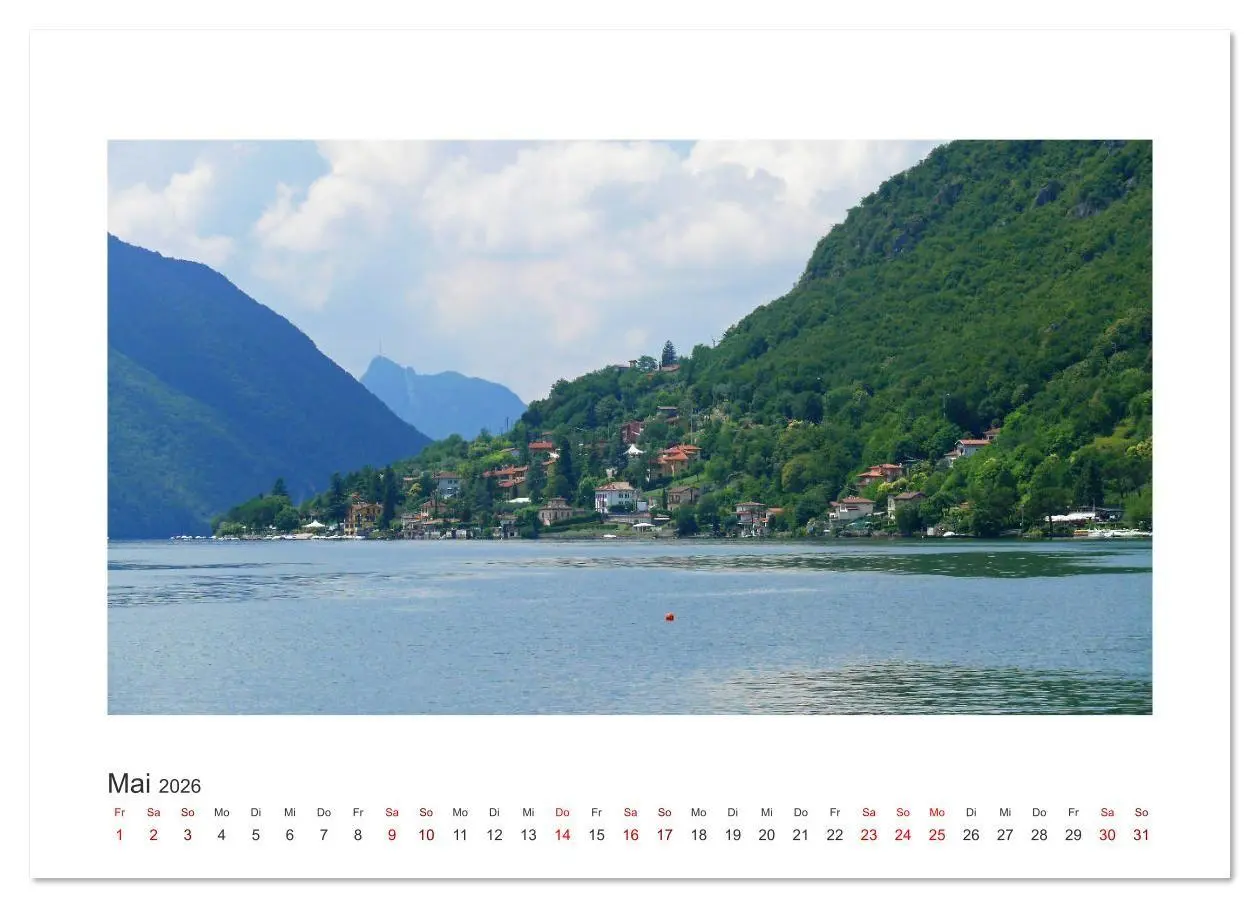 Bild: 9783457934579 | Valsolda. Malerische Dörfer am Luganer See (Wandkalender 2026 DIN...