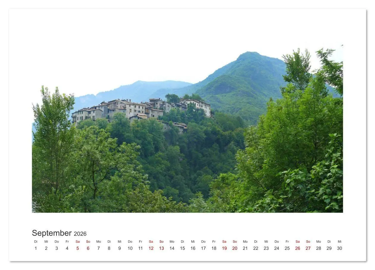 Bild: 9783457934579 | Valsolda. Malerische Dörfer am Luganer See (Wandkalender 2026 DIN...