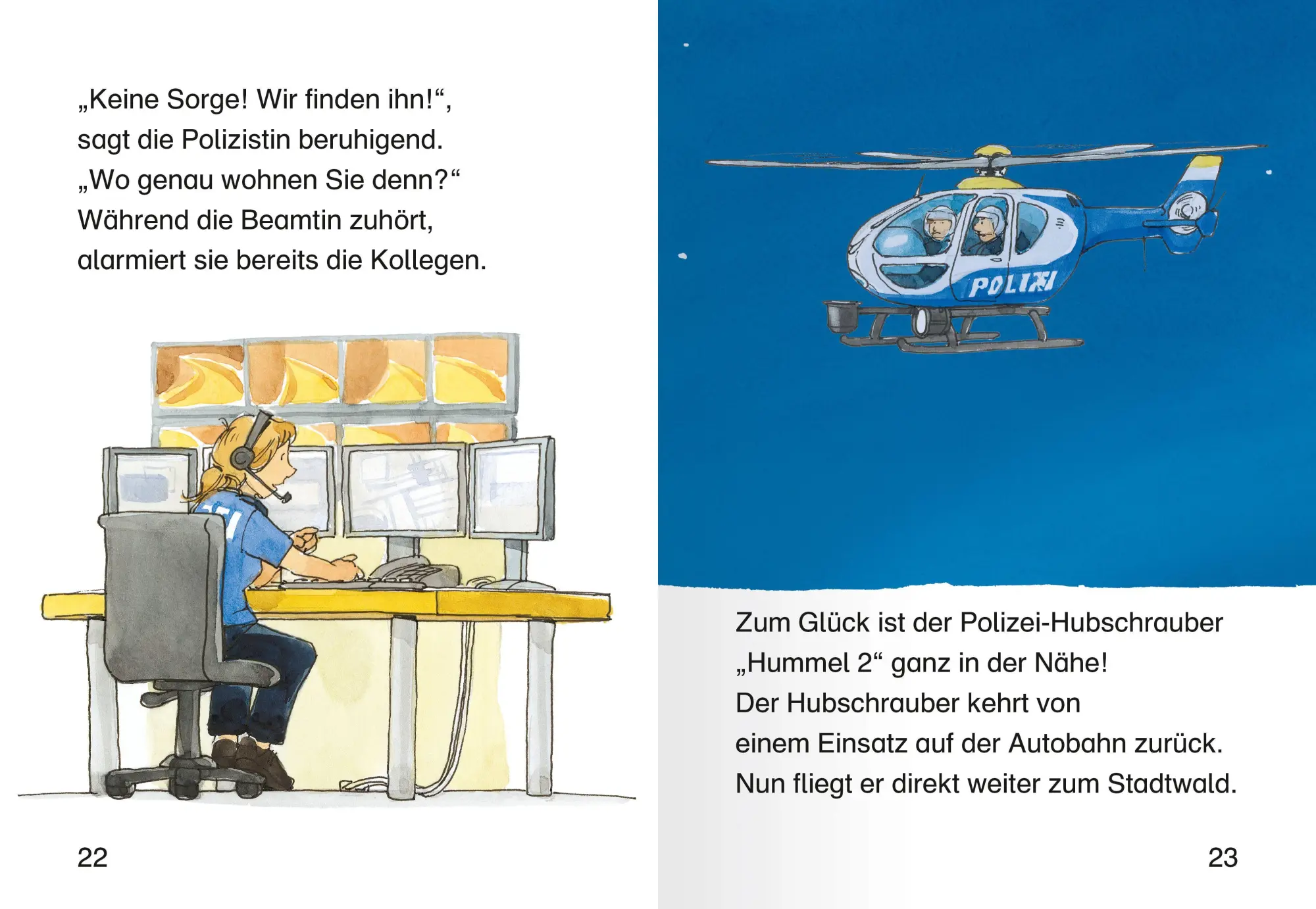 Bild: 9783473464579 | Leserabe Sonderausgaben - Polizeiabenteuer zum Lesenlernen | Buch