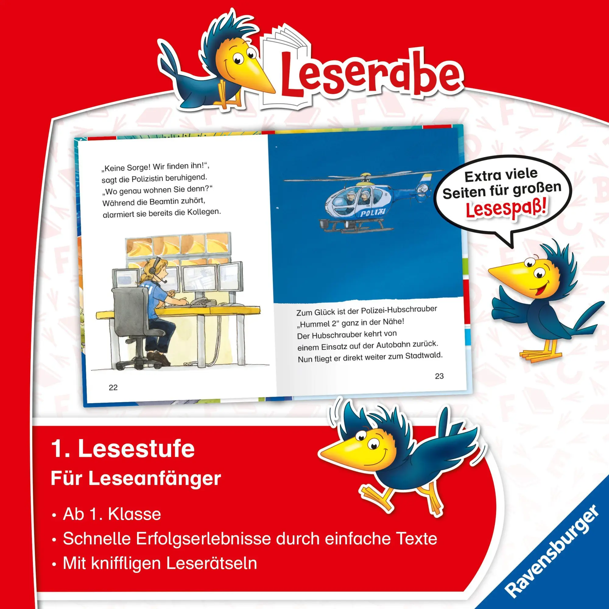Bild: 9783473464579 | Leserabe Sonderausgaben - Polizeiabenteuer zum Lesenlernen | Buch
