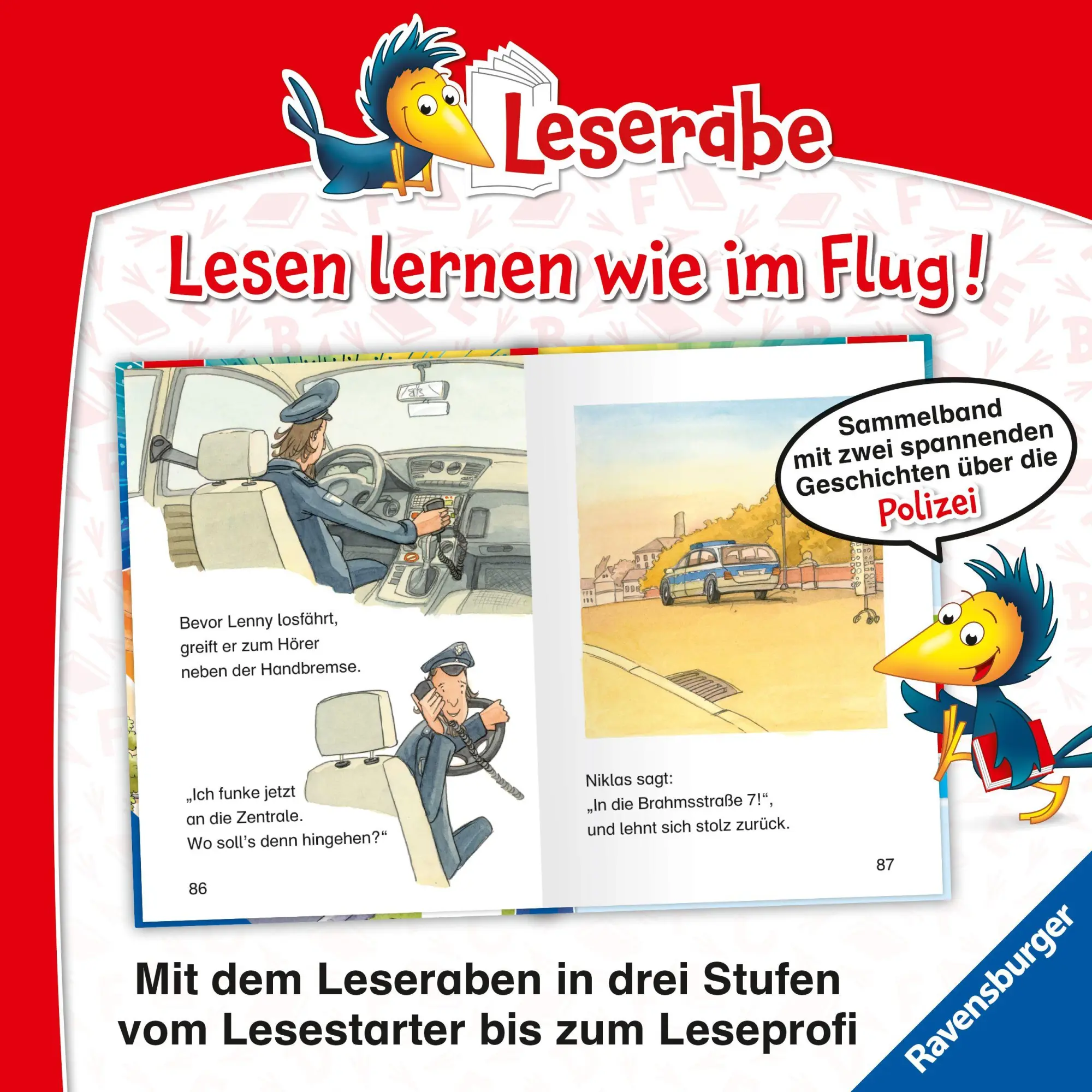 Bild: 9783473464579 | Leserabe Sonderausgaben - Polizeiabenteuer zum Lesenlernen | Buch