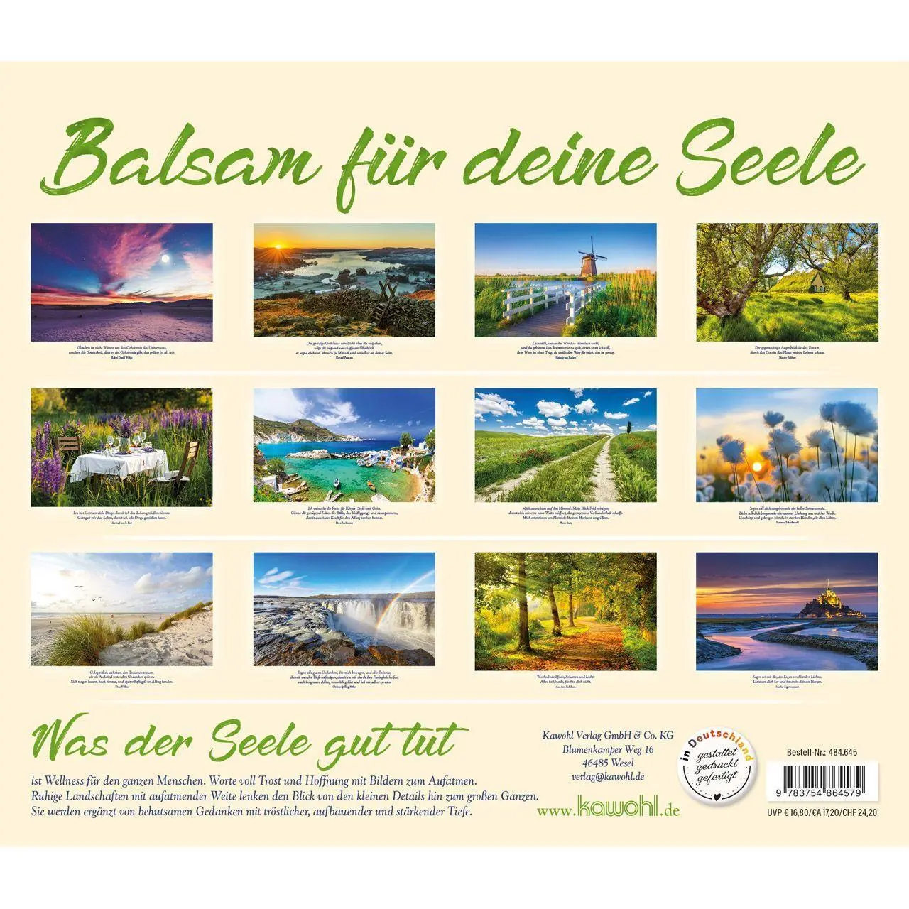 Bild: 9783754864579 | Balsam für deine Seele 2027 | Kalender | Spiralbindung | 14 S. | 2027