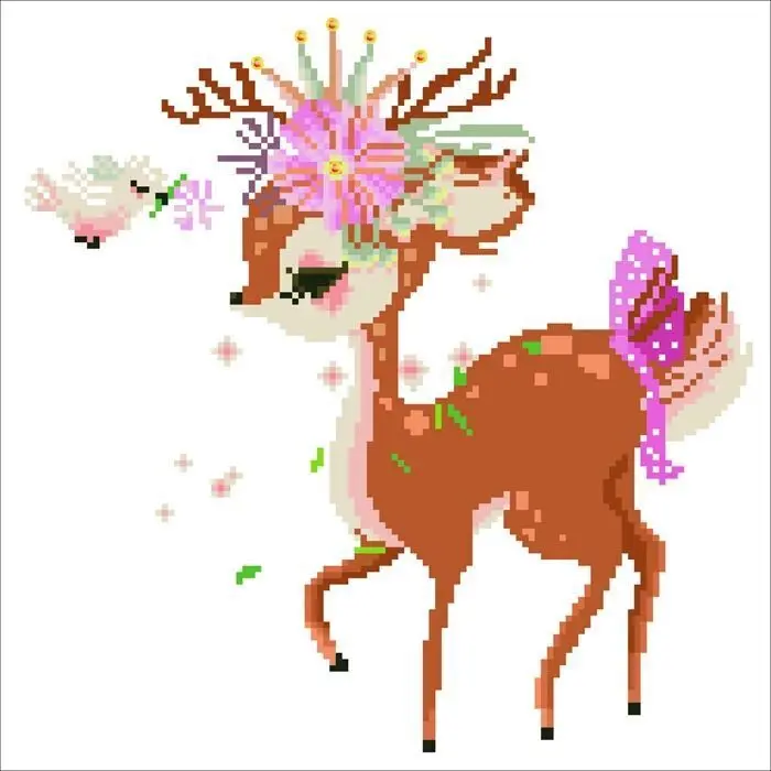 Bild: 4897073244679 | DIAMOND DOTZ - Diamond Painting Reh Königin | Kit (Bastelset) | 2025