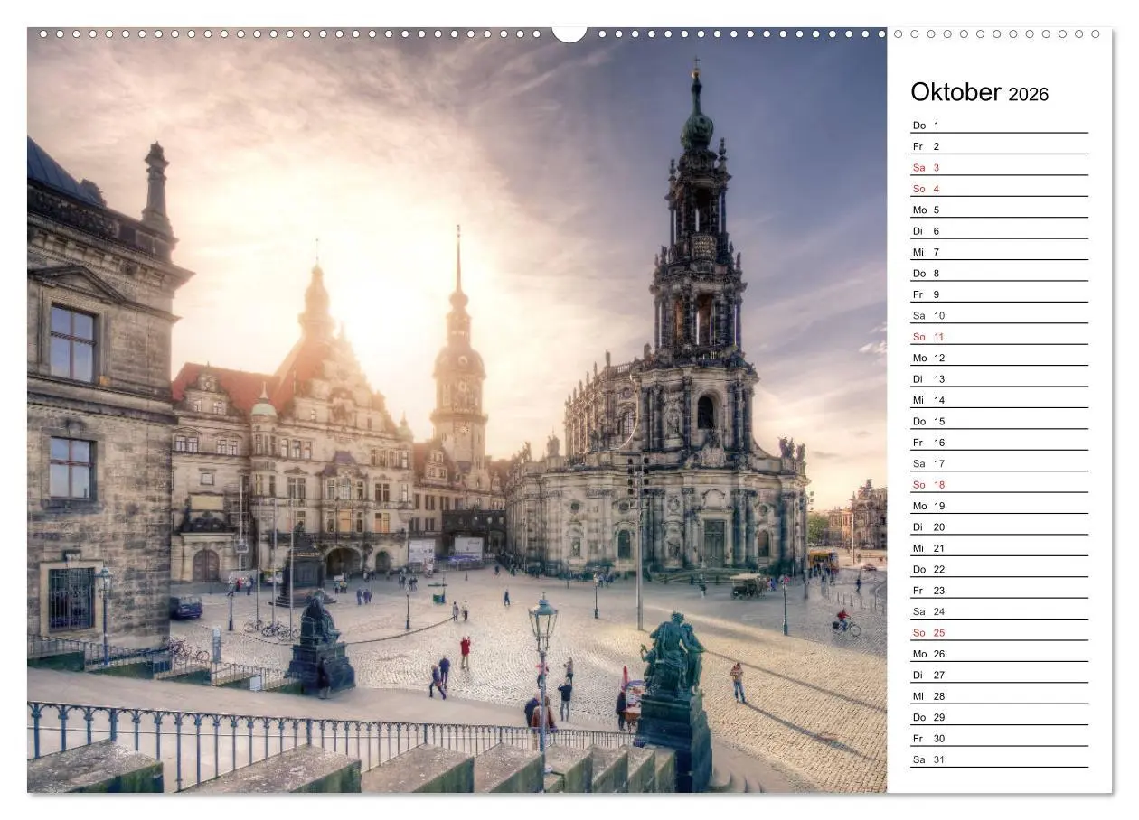Bild: 9783457784679 | Barockstadt Dresden (Wandkalender 2026 DIN A2 quer), CALVENDO...