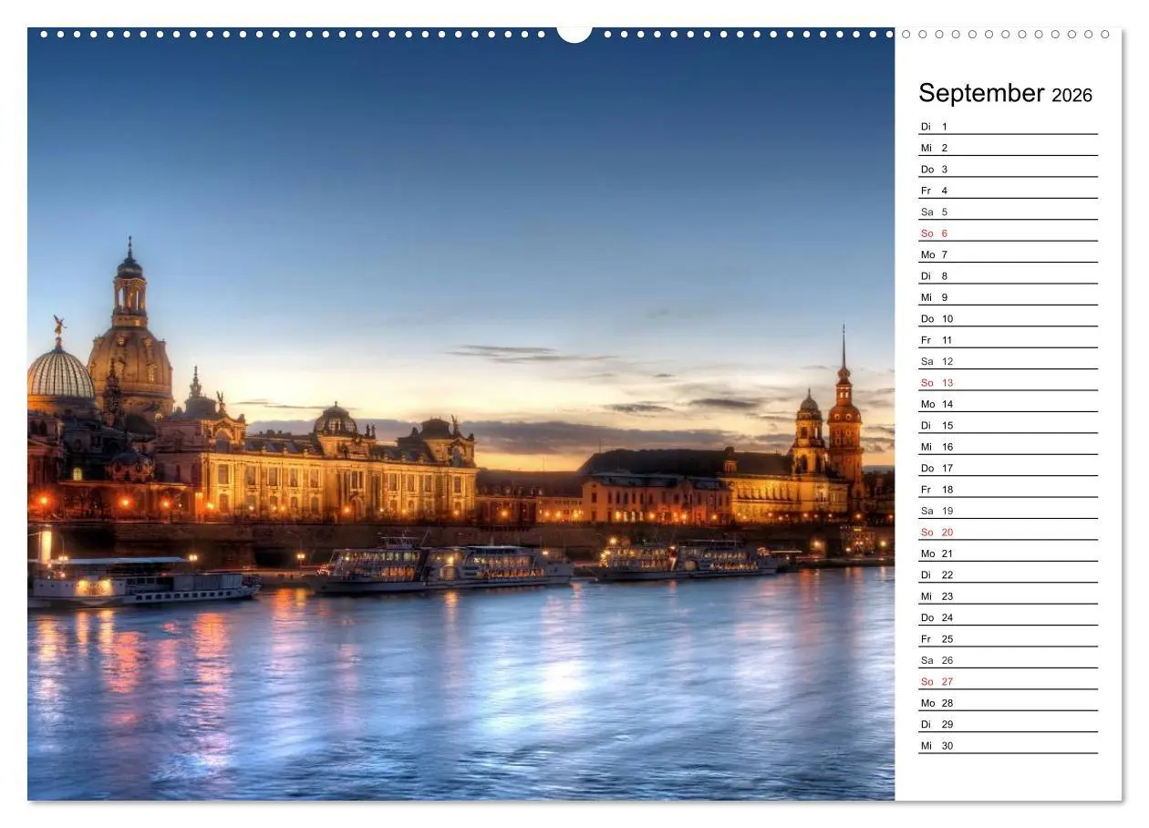 Bild: 9783457784679 | Barockstadt Dresden (Wandkalender 2026 DIN A2 quer), CALVENDO...