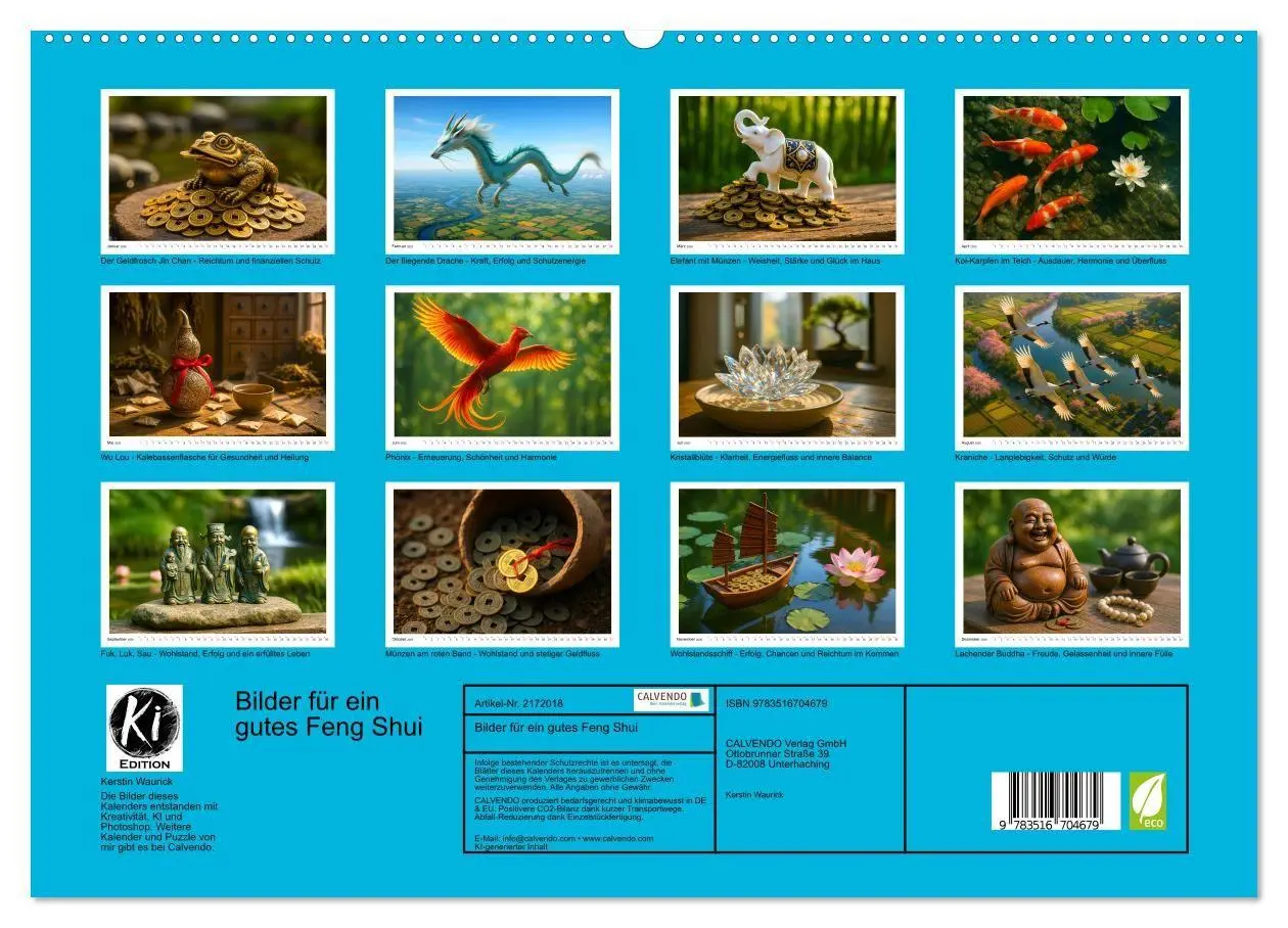 Bild: 9783516704679 | Bilder für ein gutes Feng Shui (hochwertiger Premium Wandkalender...