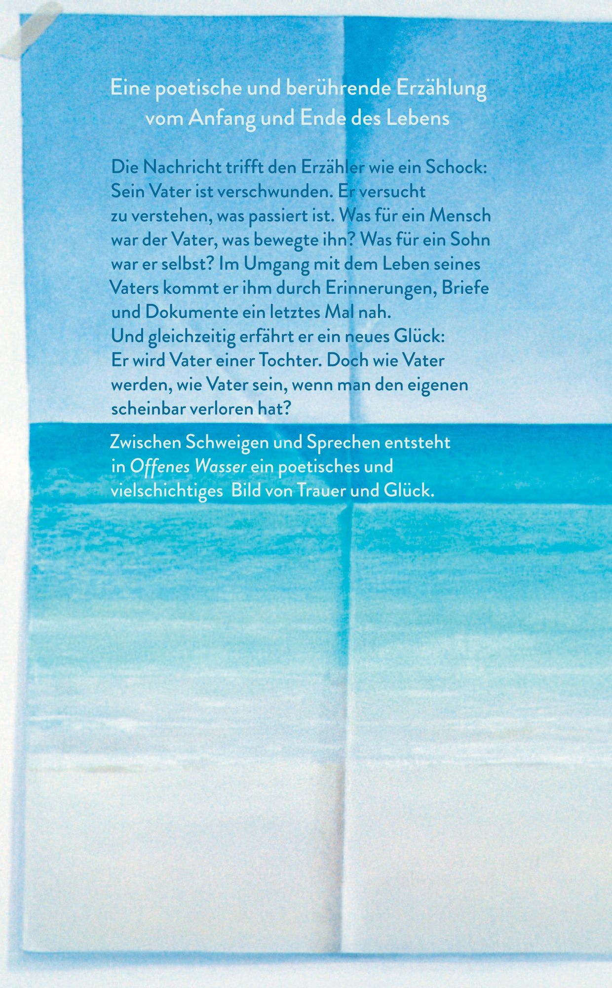Rückseite: 9783518474679 | Offenes Wasser | Daniel Pedersen | Buch | 111 S. | Deutsch | 2025
