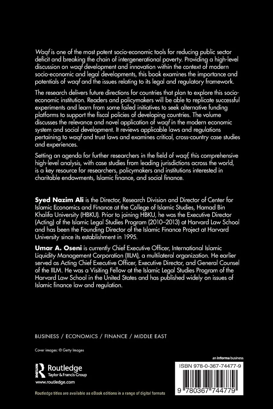 Rückseite: 9780367744779 | Waqf Development and Innovation | Syed Nazim Ali (u. a.) | Taschenbuch