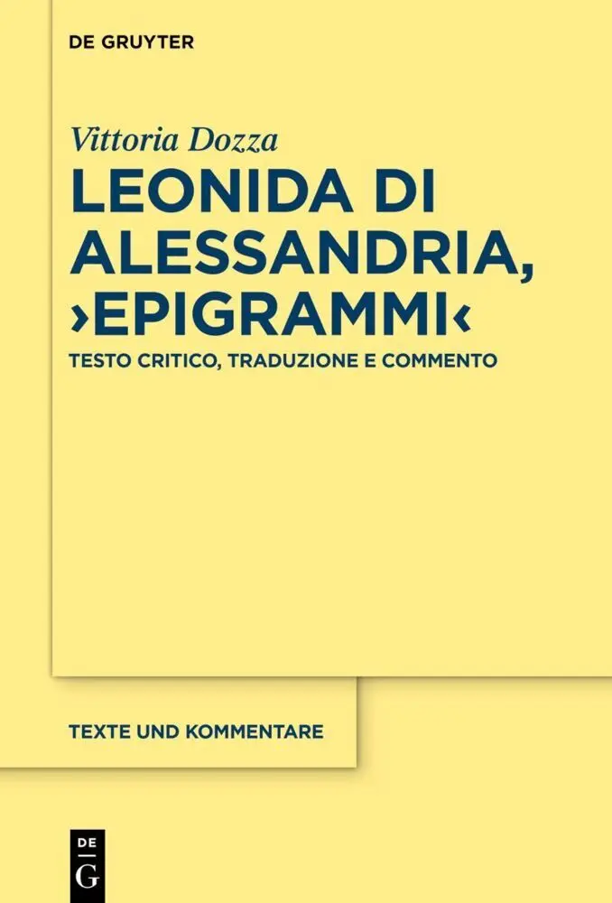 Leonida di Alessandria, 'Epigrammi'