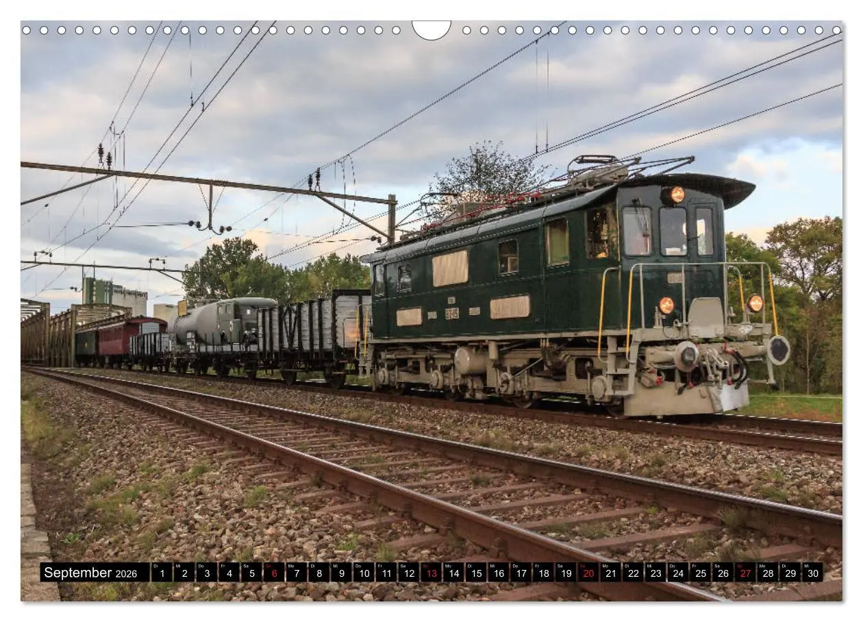 Bild: 9783457844779 | Eisenbahn-Nostalgie - Oldtimer auf Schweizer Schienen (Wandkalender...