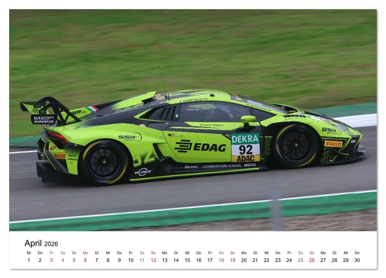 Bild: 9783516174779 | Motorsport aus Sant'Agata (Wandkalender 2026 DIN A2 quer), CALVENDO...