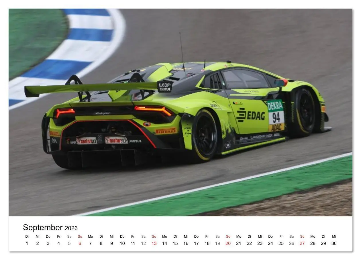 Bild: 9783516174779 | Motorsport aus Sant'Agata (Wandkalender 2026 DIN A2 quer), CALVENDO...