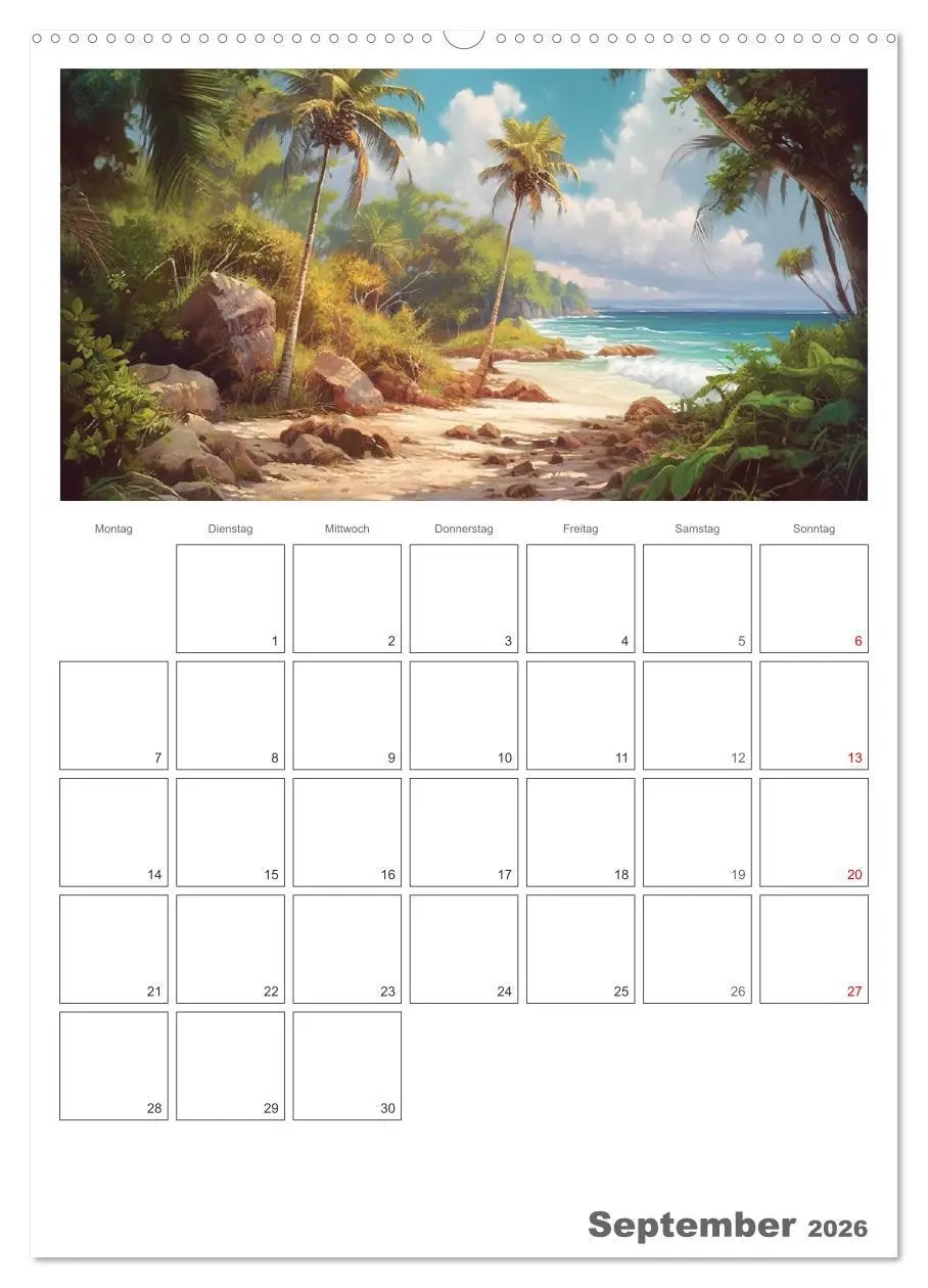 Bild: 9783516314779 | Die Karibik. Der Zauber tropischer Juwele (Wandkalender 2026 DIN A2...