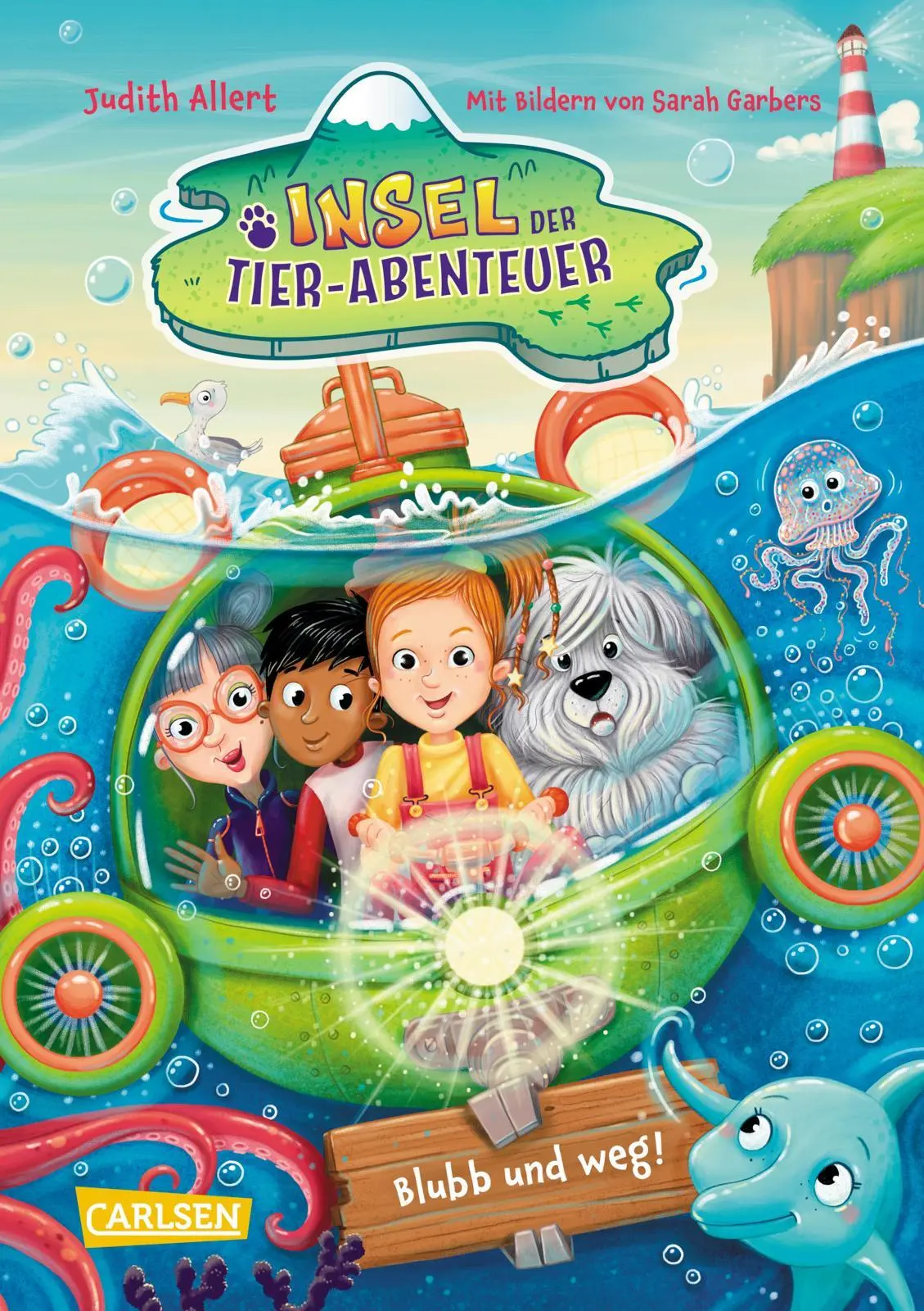 Cover: 9783551654779 | Insel der Tier-Abenteuer 2: Blubb und weg! | Judith Allert | Buch