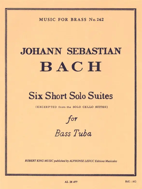Cover: 9790046284779 | Six Short Solo Suites | Johann Sebastian Bach | Partitur