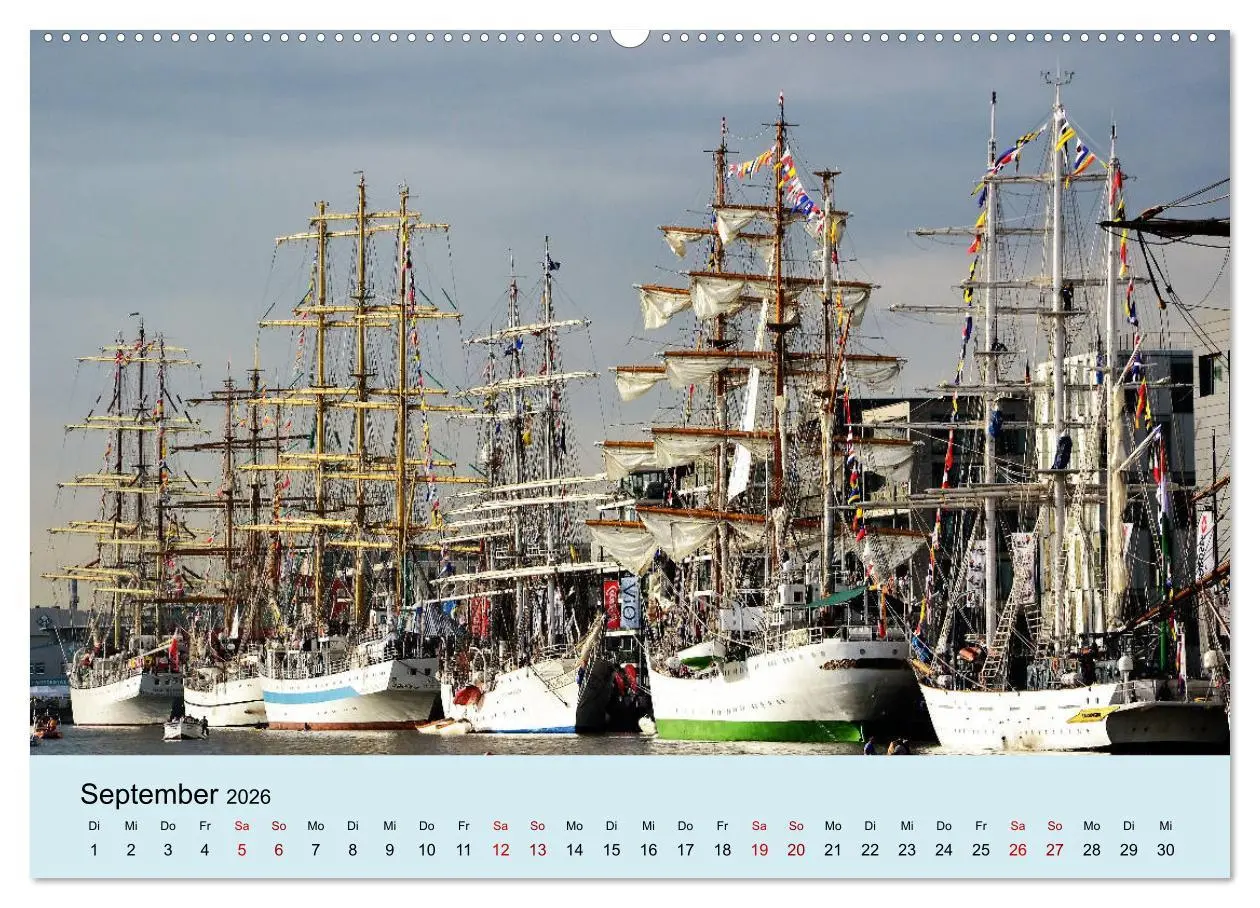 Bild: 9783457764879 | Parade der Windjammer - 2026 (hochwertiger Premium Wandkalender...