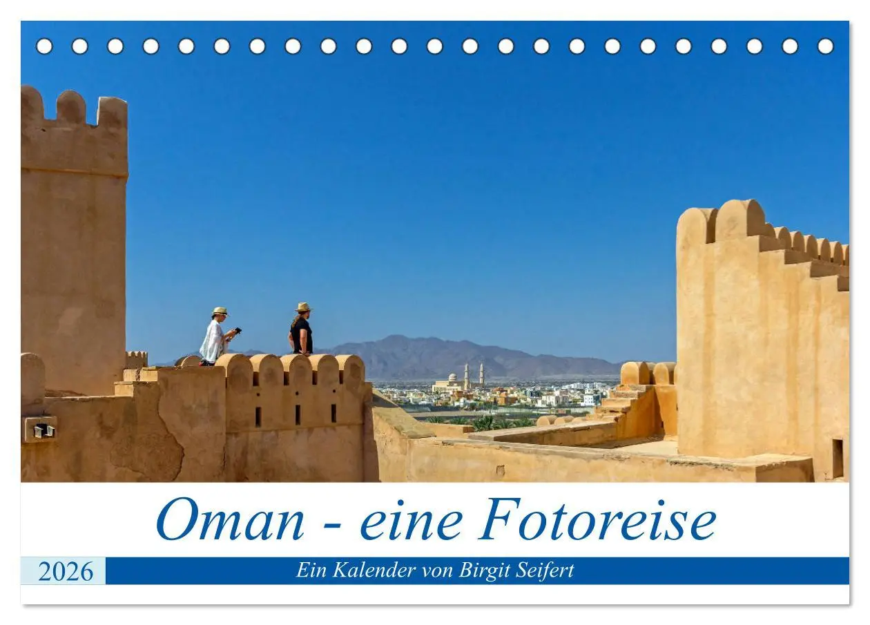 Cover: 9783457834879 | Oman - Eine Fotoreise (Tischkalender 2026 DIN A5 quer), CALVENDO...