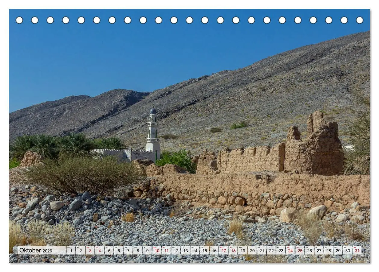 Bild: 9783457834879 | Oman - Eine Fotoreise (Tischkalender 2026 DIN A5 quer), CALVENDO...