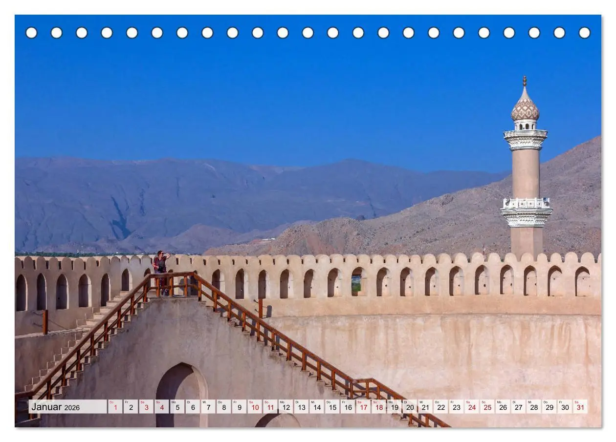 Bild: 9783457834879 | Oman - Eine Fotoreise (Tischkalender 2026 DIN A5 quer), CALVENDO...