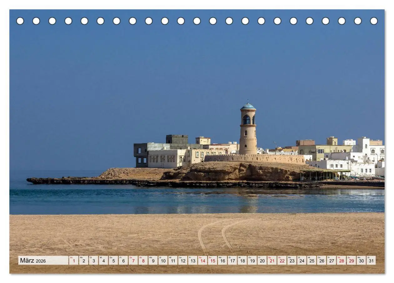 Bild: 9783457834879 | Oman - Eine Fotoreise (Tischkalender 2026 DIN A5 quer), CALVENDO...