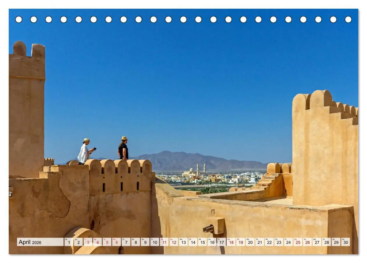 Bild: 9783457834879 | Oman - Eine Fotoreise (Tischkalender 2026 DIN A5 quer), CALVENDO...