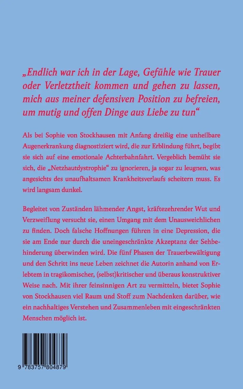 Rückseite: 9783757804879 | Mit einem lachenden Auge | Sophie von Stockhausen | Taschenbuch | 2023