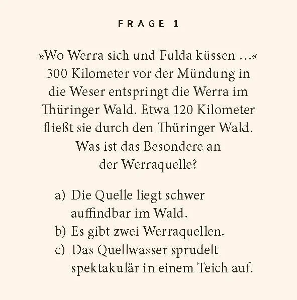Bild: 9783899784879 | Thüringer Wald-Quiz | 100 Fragen und Antworten | Katja Edelmann | Buch