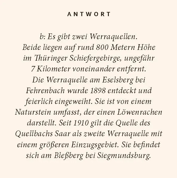 Bild: 9783899784879 | Thüringer Wald-Quiz | 100 Fragen und Antworten | Katja Edelmann | Buch