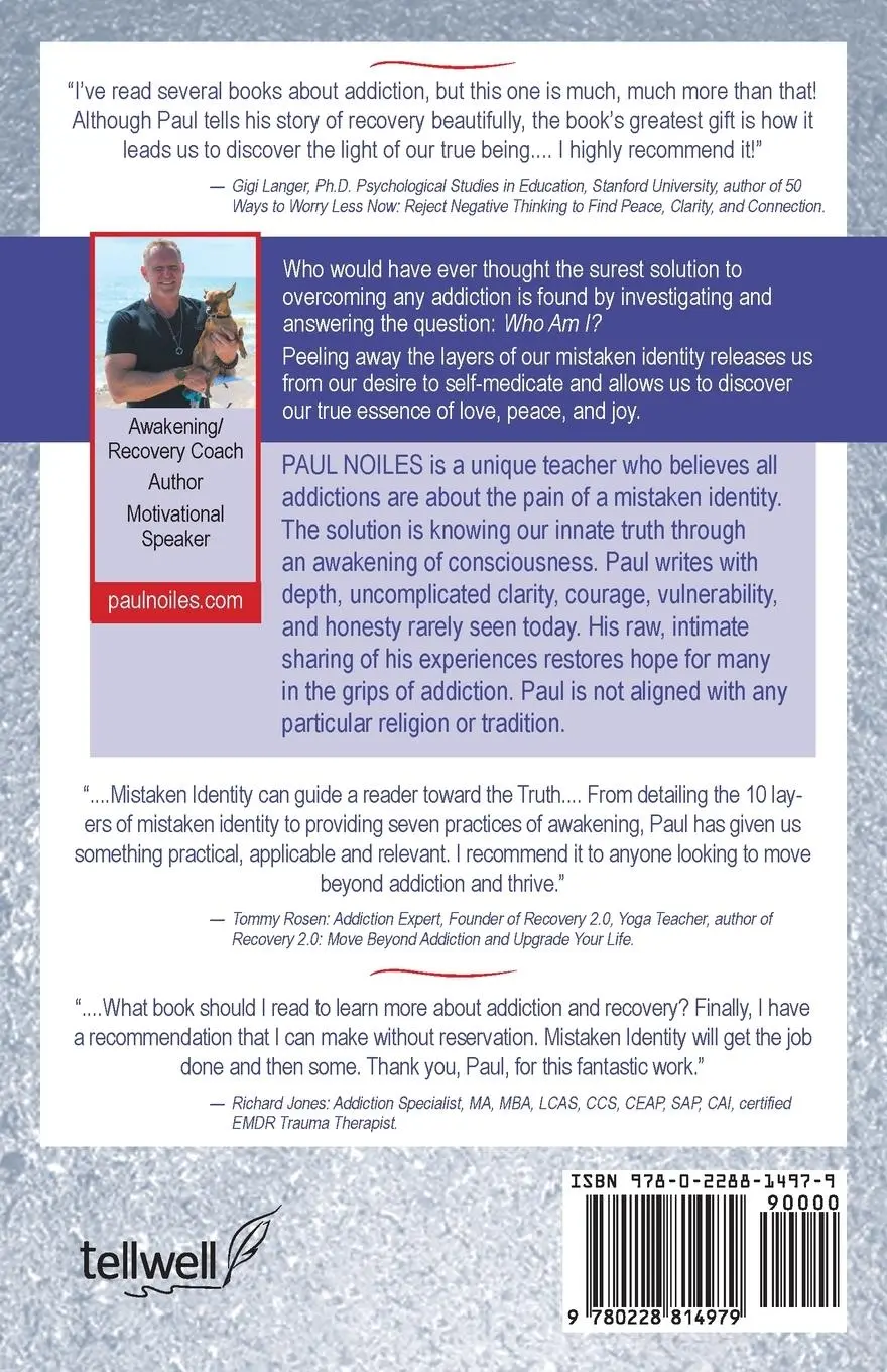 Rückseite: 9780228814979 | Mistaken Identity | A Sacred Journey from Addiction to Awakening