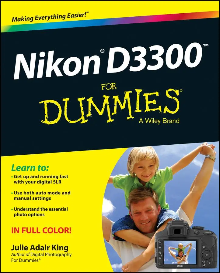 Cover: 9781118204979 | Nikon D3300 For Dummies | Julie Adair (Indianapolis King | Taschenbuch