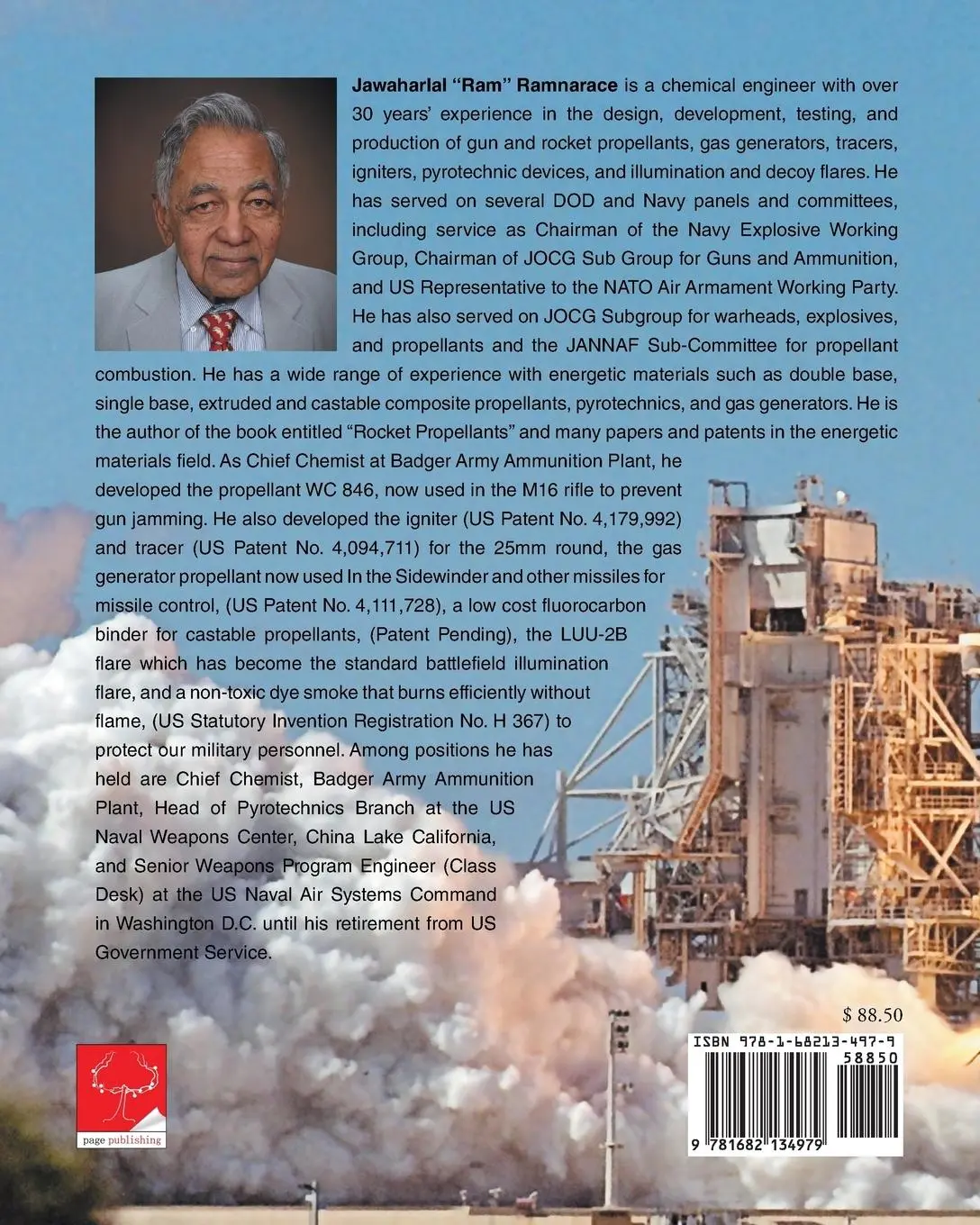 Rückseite: 9781682134979 | Rocket Propellant Technology | Jawaharlal "Ram" Ramnarace | Buch