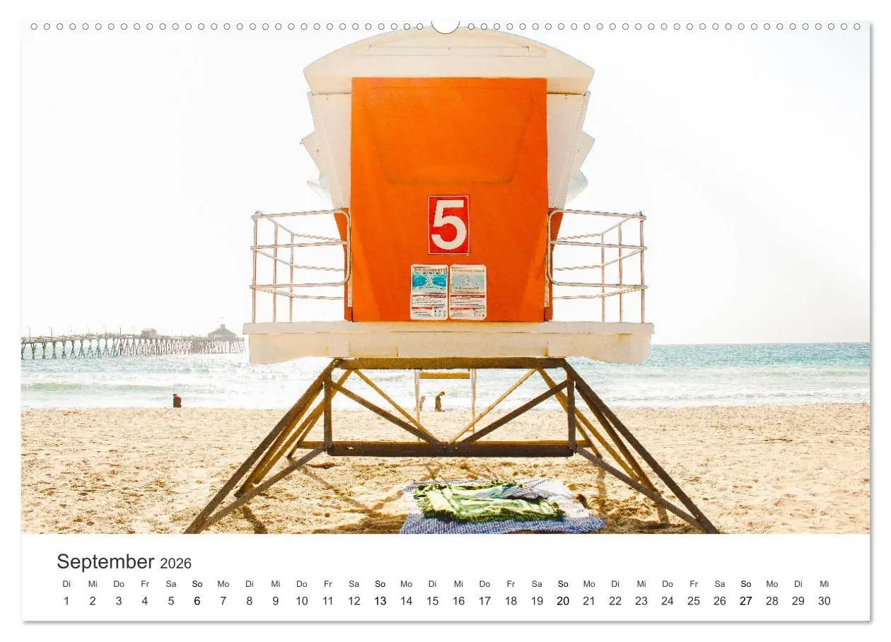 Bild: 9783457444979 | Am Strand von Malibu (hochwertiger Premium Wandkalender 2026 DIN A2...