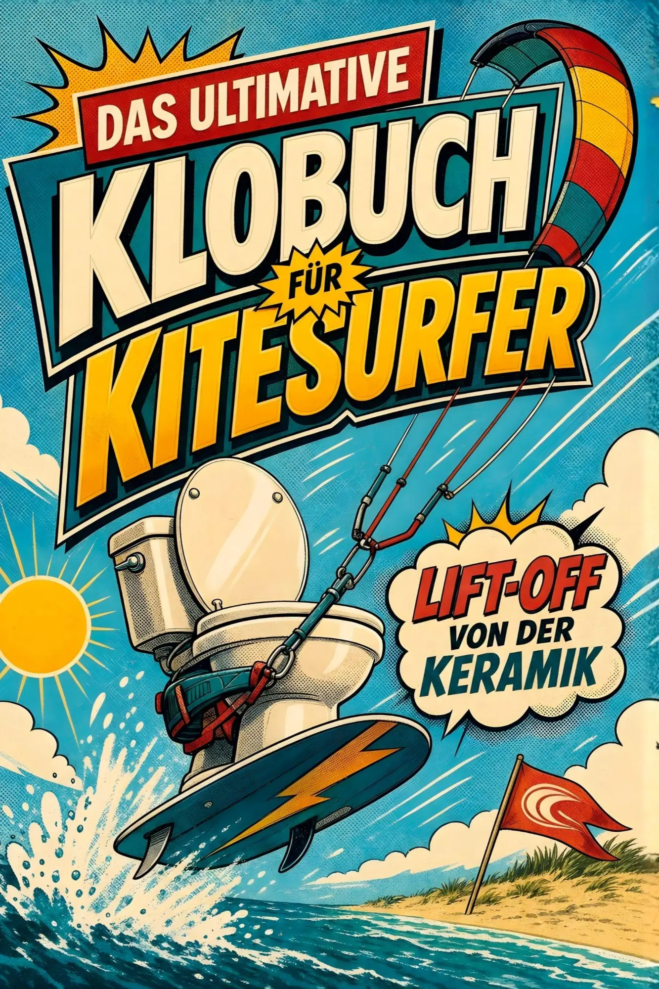 Cover: 9783696104979 | Das ultimative Klobuch für Kitesurfer | Lift-off von der Keramik