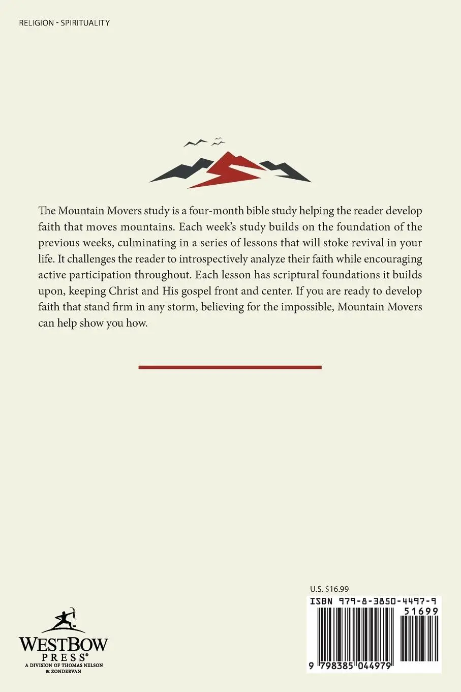 Rückseite: 9798385044979 | Mountain Movers | A Weekly Study to Build Mountain Moving Faith | Buch