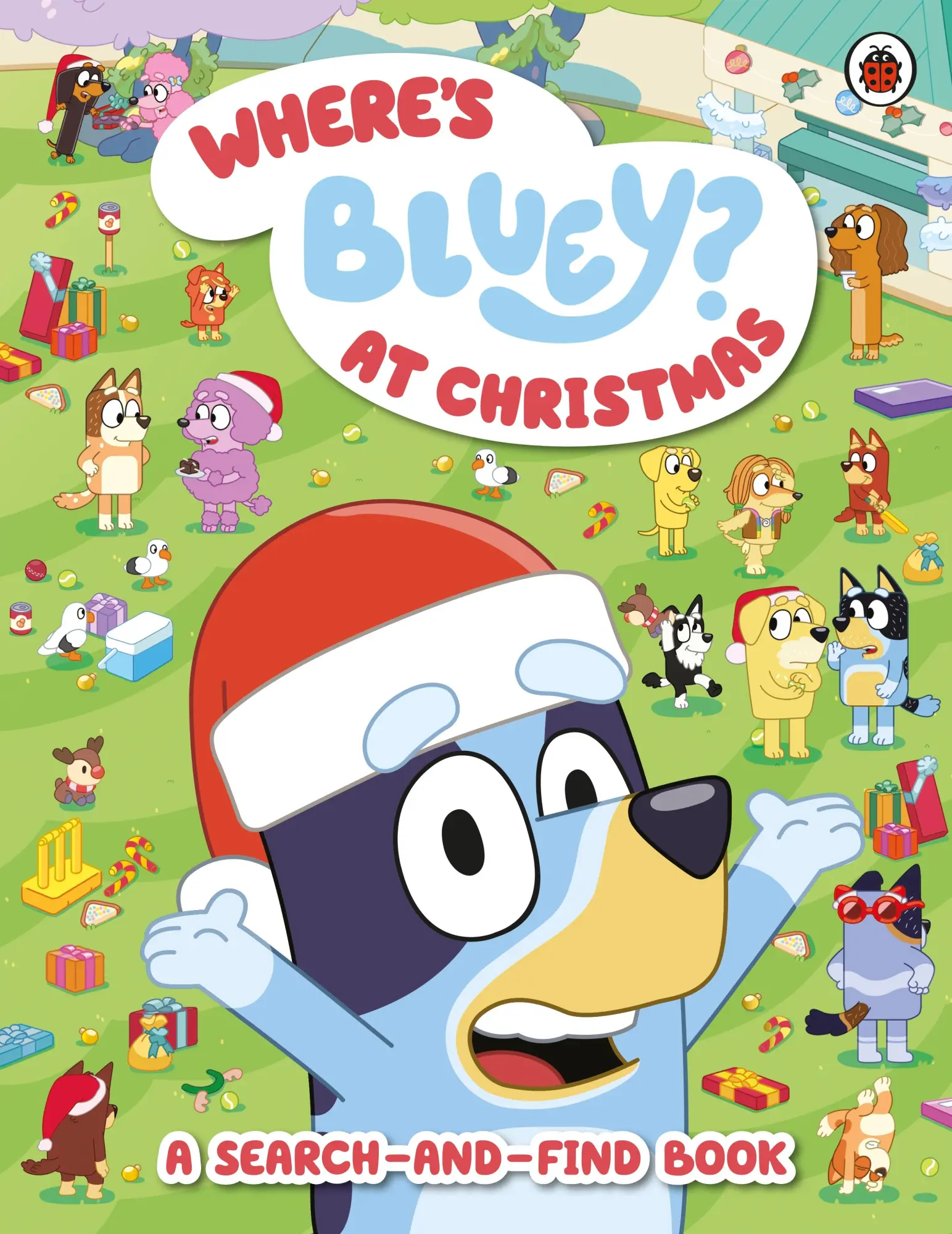 Cover: 9780241575079 | Bluey: Where's Bluey? At Christmas | A Search and find Book | Bluey