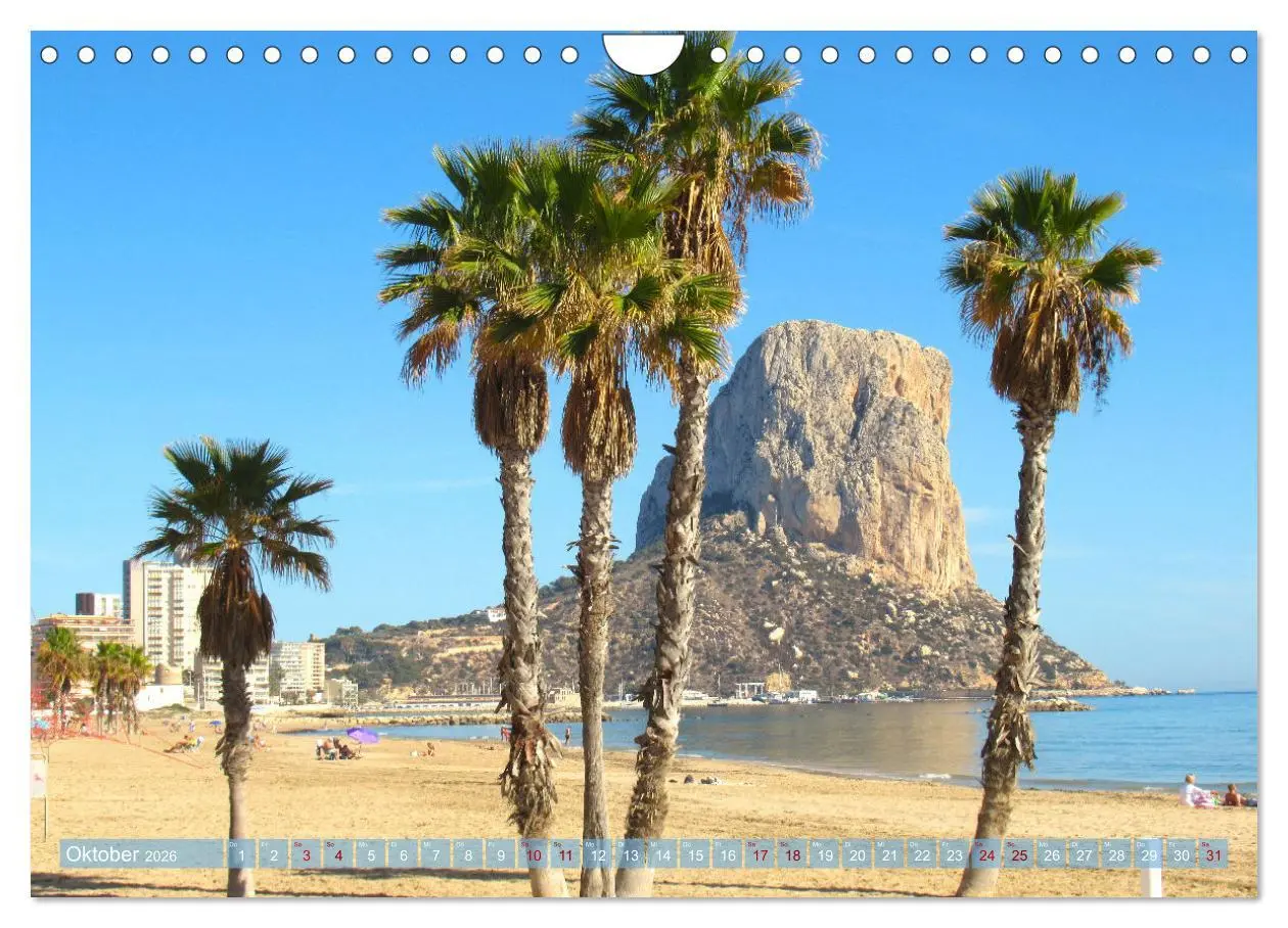 Bild: 9783457265079 | Alicante - Benidorm - Calp (Wandkalender 2026 DIN A4 quer),...