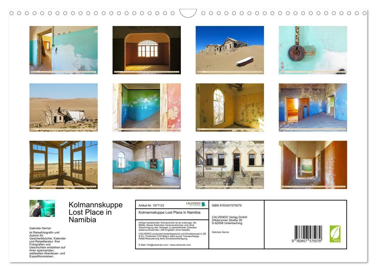 Bild: 9783457575079 | Kolmannskuppe Lost Place in Namibia (Wandkalender 2026 DIN A3...