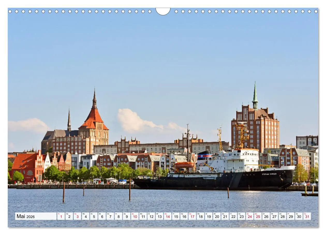 Bild: 9783457645079 | Hansestadt ROSTOCK, das Tor zur Ostsee (Wandkalender 2026 DIN A3...