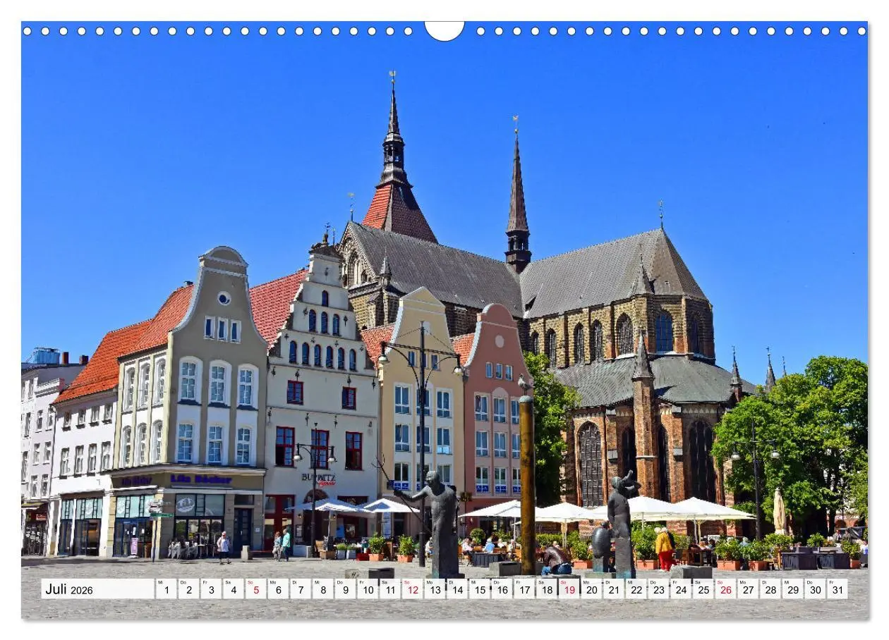 Bild: 9783457645079 | Hansestadt ROSTOCK, das Tor zur Ostsee (Wandkalender 2026 DIN A3...