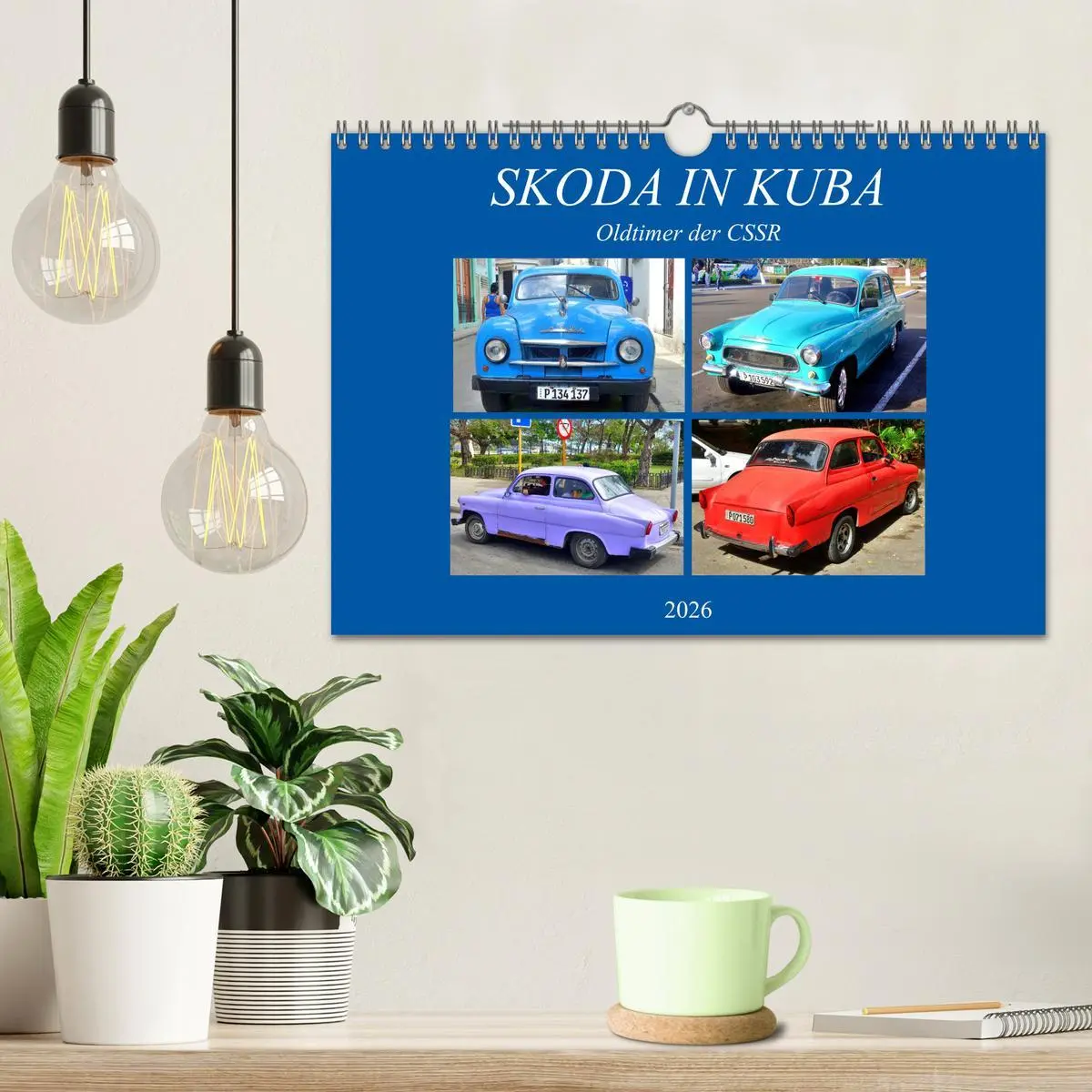 Bild: 9783457715079 | SKODA IN KUBA - Oldtimer der CSSR (Wandkalender 2026 DIN A4 quer),...