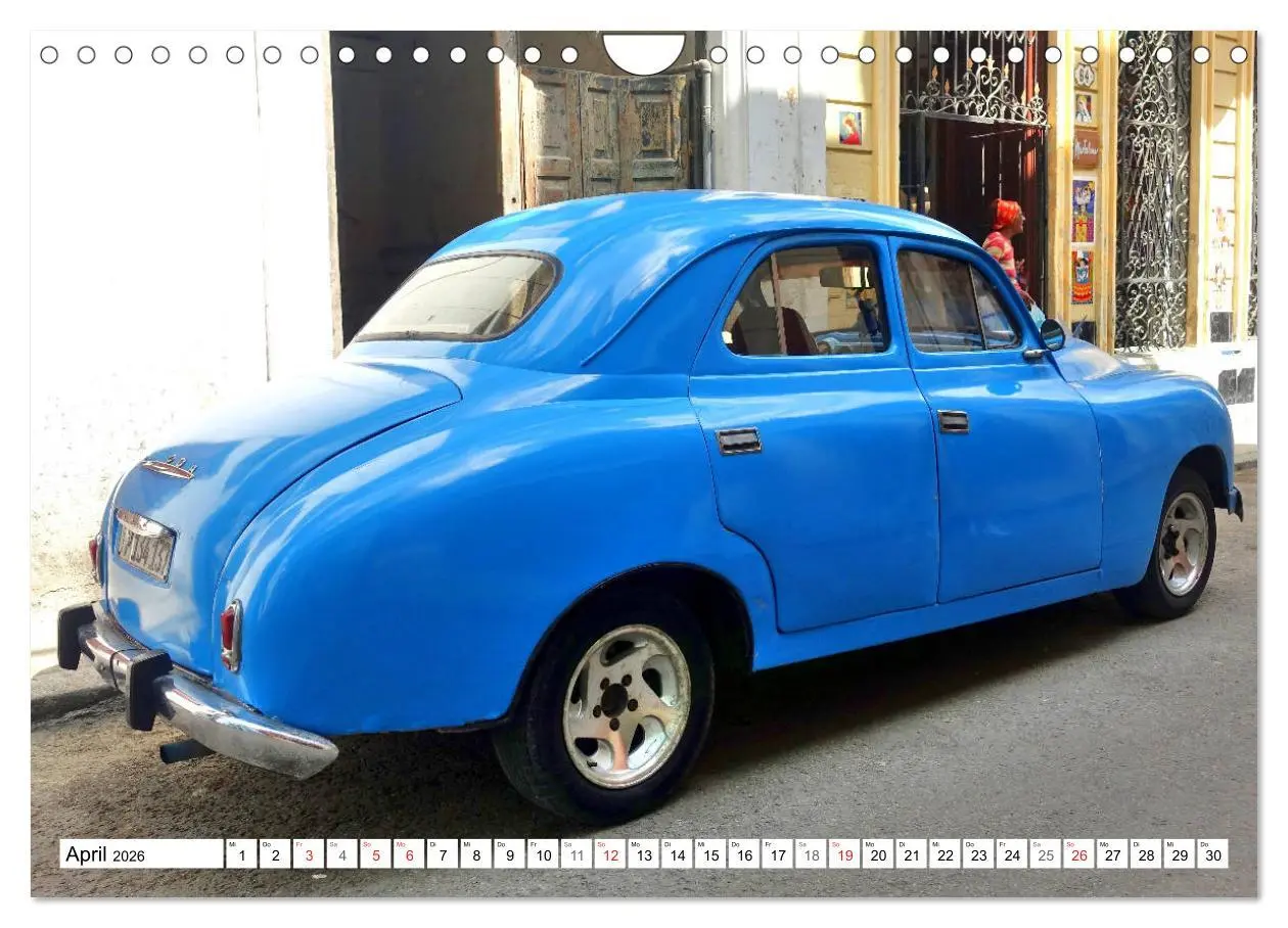 Bild: 9783457715079 | SKODA IN KUBA - Oldtimer der CSSR (Wandkalender 2026 DIN A4 quer),...