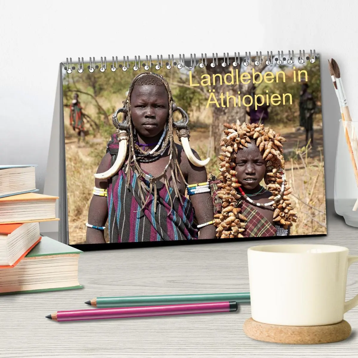 Bild: 9783516045079 | Landleben in Äthiopien (Tischkalender 2026 DIN A5 quer), CALVENDO...