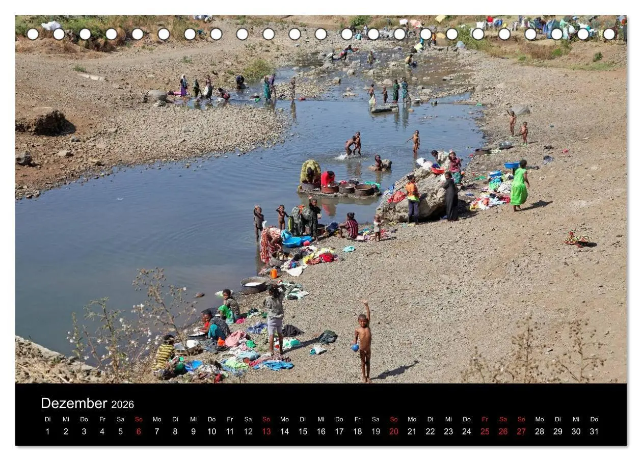 Bild: 9783516045079 | Landleben in Äthiopien (Tischkalender 2026 DIN A5 quer), CALVENDO...