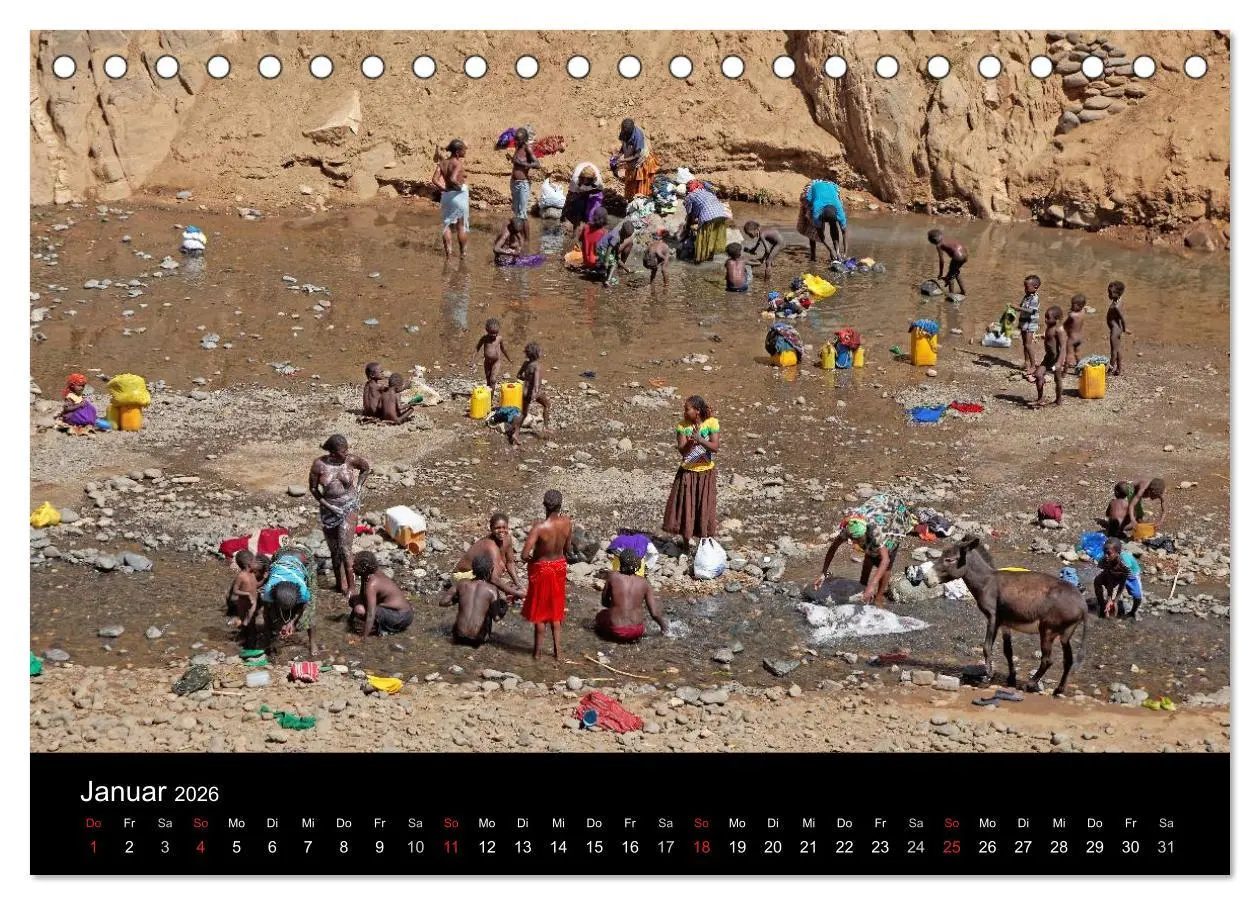 Bild: 9783516045079 | Landleben in Äthiopien (Tischkalender 2026 DIN A5 quer), CALVENDO...