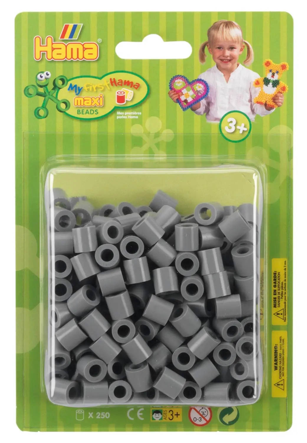 Cover: 28178085179 | Hama 8517 - Perlen, Bügelperlen Maxi, 250 Stück, grau | Deutsch | 2019