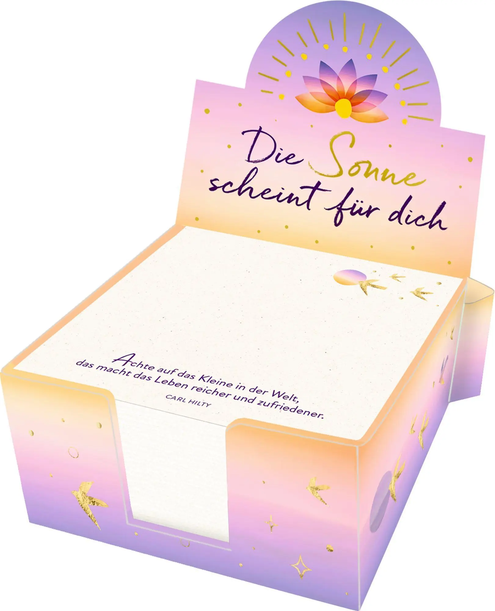 Cover: 4050003955179 | Zettelkästchen | Die Sonne scheint für dich | Christina Kölsch | Buch