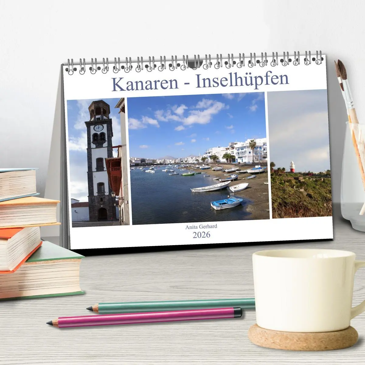 Bild: 9783457875179 | Kanaren - Inselhüpfen (Tischkalender 2026 DIN A5 quer), CALVENDO...