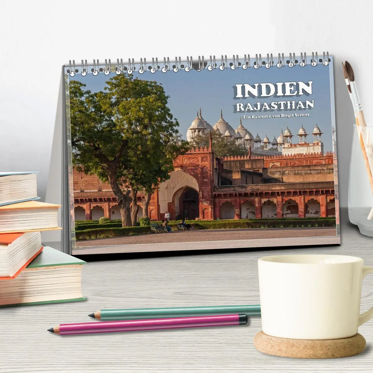 Bild: 9783457945179 | Indien, Rajasthan (Tischkalender 2026 DIN A5 quer), CALVENDO...