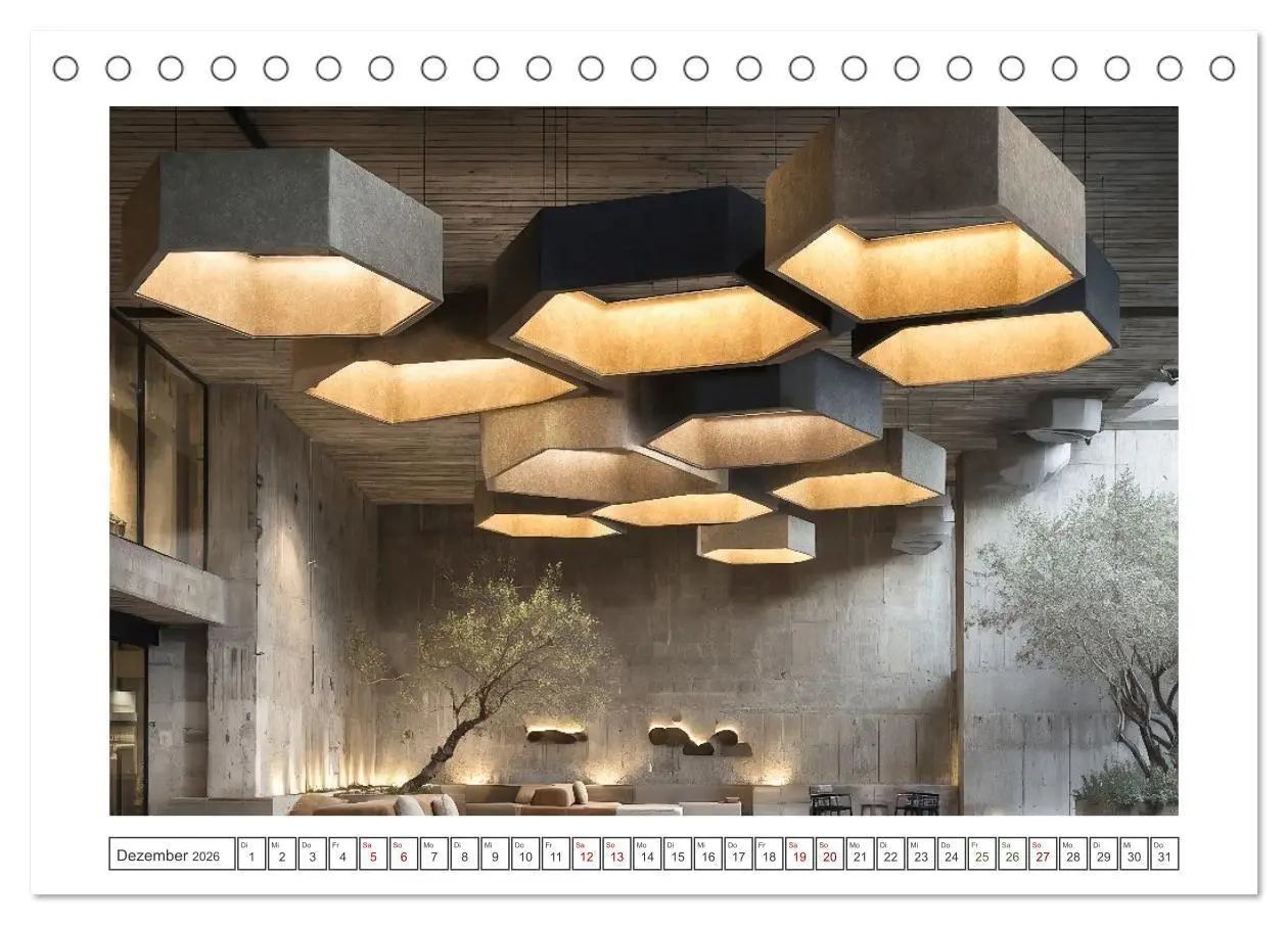 Bild: 9783516655179 | Licht trifft Beton (Tischkalender 2026 DIN A5 quer), CALVENDO...